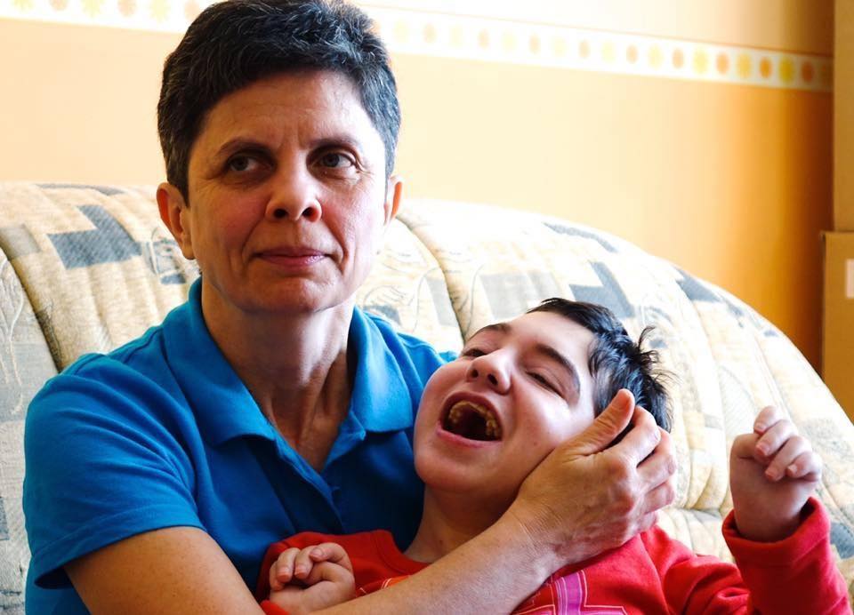 Mihály Csilla és családja